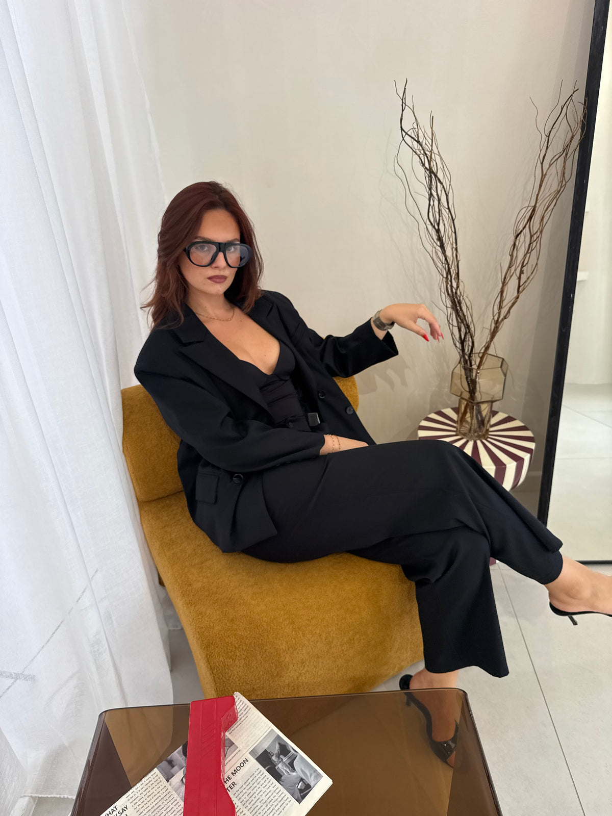 Veste de Blazer Noir